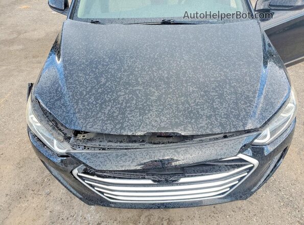 5NPD84LF2HH054920 2017 HYUNDAI ELANTRA Black Widok wnętrza z tyłu