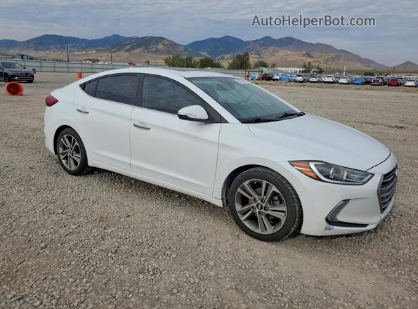 5NPD84LF2HH055839 2017 HYUNDAI ELANTRA White Przód prawy