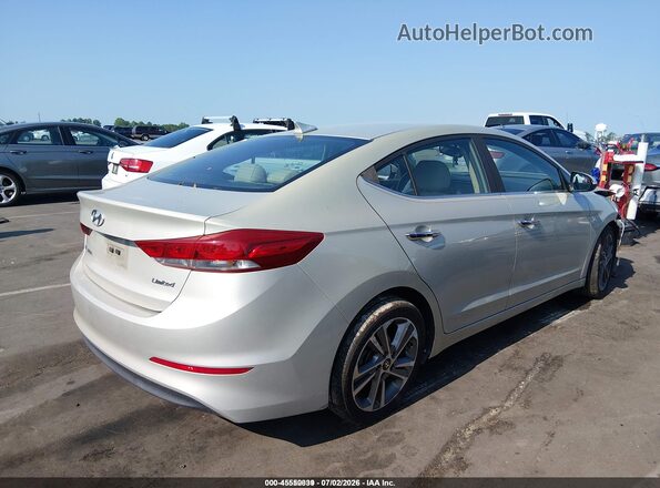 5NPD84LF2HH088114 2017 HYUNDAI ELANTRA Серебряный Задняя правая четверть