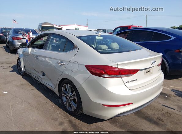 5NPD84LF2HH088114 2017 HYUNDAI ELANTRA Серебряный Задняя левая четверть