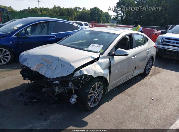 5NPD84LF2HH088114 2017 HYUNDAI ELANTRA Серебряный Передняя левая четверть