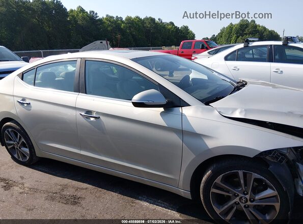 5NPD84LF2HH088114 2017 HYUNDAI ELANTRA Серебряный Вид щитка приборов