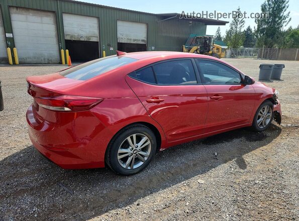 5NPD84LF2HH090879 2017 HYUNDAI ELANTRA Red უკანა მარჯვენა
