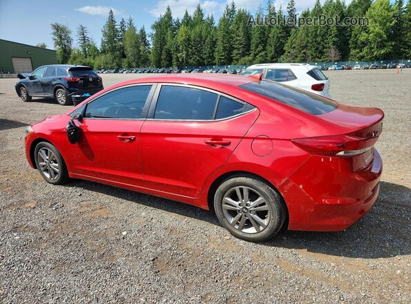 5NPD84LF2HH090879 2017 HYUNDAI ELANTRA Red უკანა მარცხენა