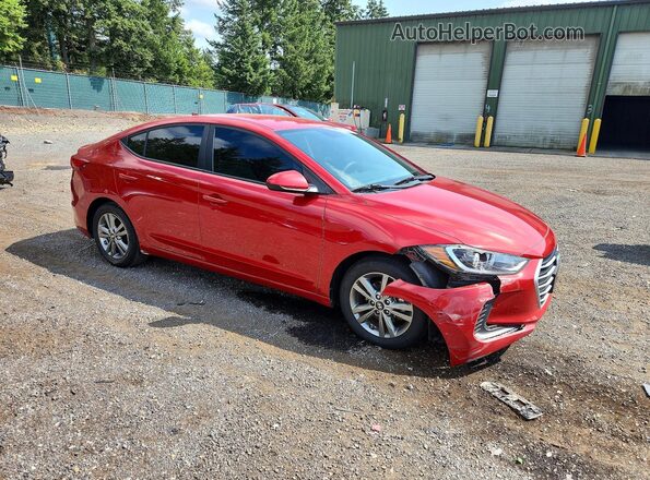 5NPD84LF2HH090879 2017 HYUNDAI ELANTRA Red წინა მარჯვენა