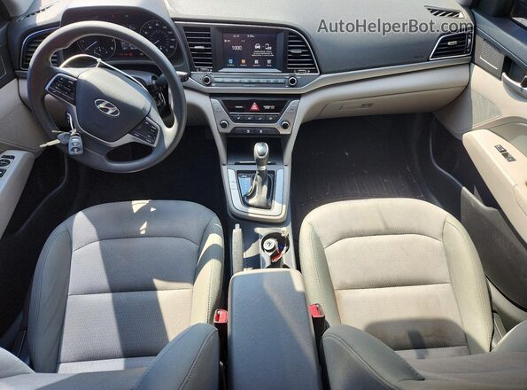 5NPD84LF2HH090879 2017 HYUNDAI ELANTRA Red წინა პანელის ხედი