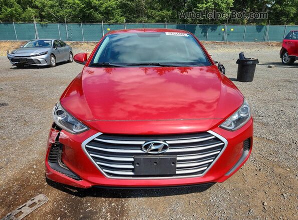 5NPD84LF2HH090879 2017 HYUNDAI ELANTRA Red წინა ხედი