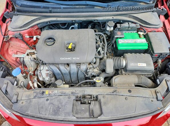5NPD84LF2HH090879 2017 HYUNDAI ELANTRA Red უკანა სალონის ხედი