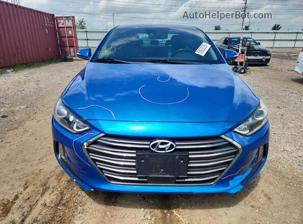 5NPD84LF2HH124447 2017 HYUNDAI ELANTRA Blue წინა ხედი