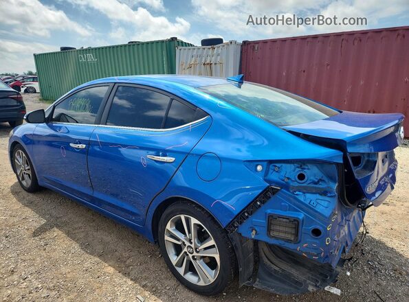5NPD84LF2HH124447 2017 HYUNDAI ELANTRA Blue უკანა მარცხენა