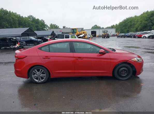 5NPD84LF2HH140101 2017 HYUNDAI ELANTRA Red Rear interior view