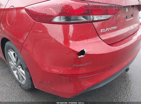 5NPD84LF2HH140101 2017 HYUNDAI ELANTRA Red Front view