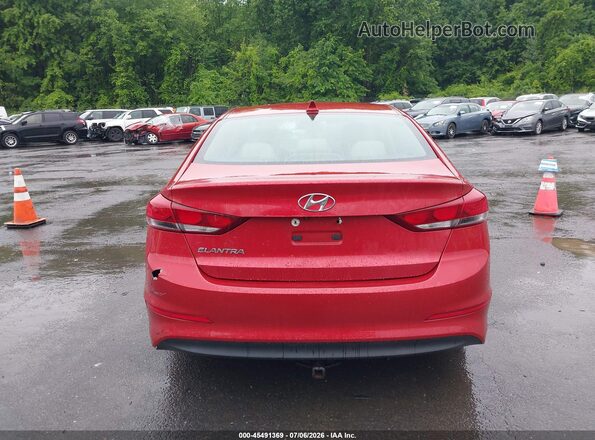 5NPD84LF2HH140101 2017 HYUNDAI ELANTRA Red 