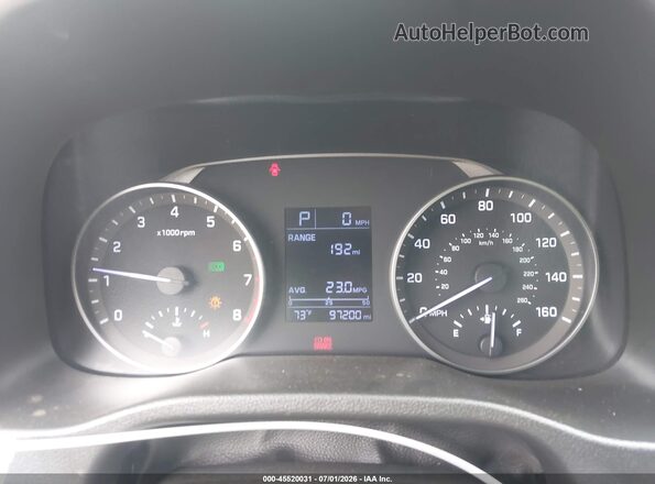 5NPD84LF2HH197866 2017 HYUNDAI ELANTRA Silver უკანა სავარძლების ხედი
