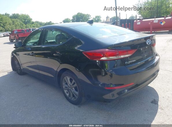 5NPD84LF2HH209336 2017 HYUNDAI ELANTRA Black Rear left