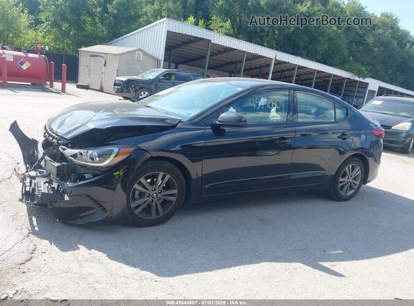 5NPD84LF2HH209336 2017 HYUNDAI ELANTRA Black Rear interior view