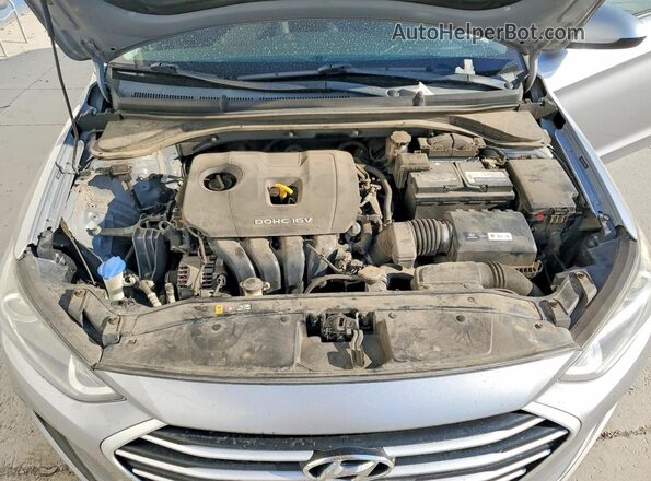 5NPD84LF2HH209689 2017 HYUNDAI ELANTRA Gray Вид задньої частини салону