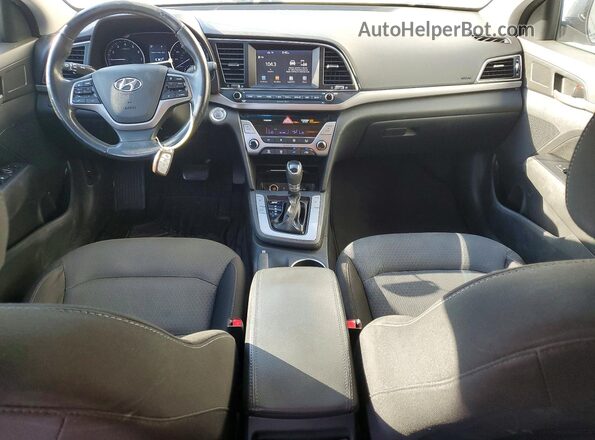 5NPD84LF2HH209689 2017 HYUNDAI ELANTRA Gray Вид панелі приладів
