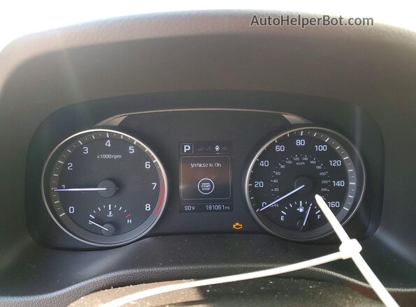 5NPD84LF2HH209689 2017 HYUNDAI ELANTRA Gray Вид щитка приладів