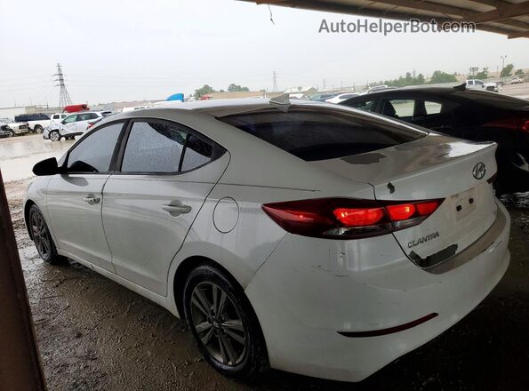 5NPD84LF2JH221797 2018 HYUNDAI ELANTRA White Trasero izquierdo