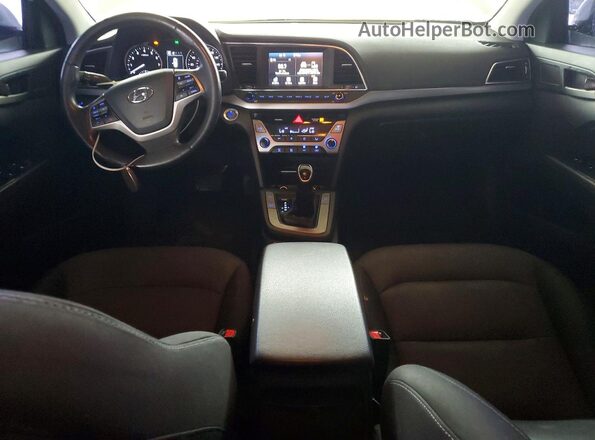 5NPD84LF2JH221797 2018 HYUNDAI ELANTRA White Vista del salpicadero