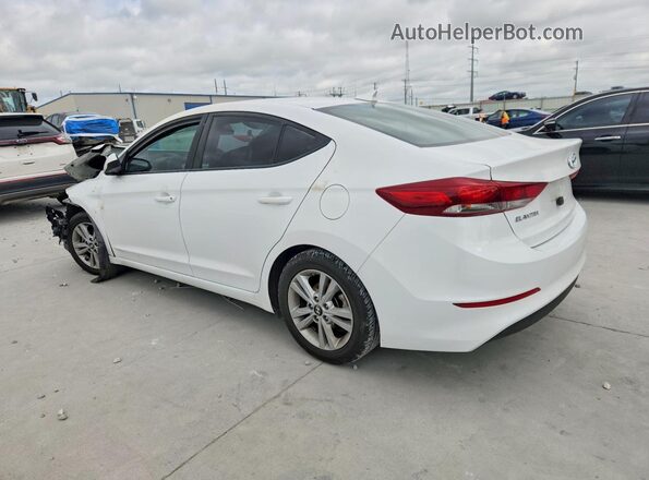 5NPD84LF2JH230371 2018 HYUNDAI ELANTRA White Trasero izquierdo