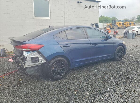 5NPD84LF2JH233934 2018 HYUNDAI ELANTRA Синий Задняя правая четверть