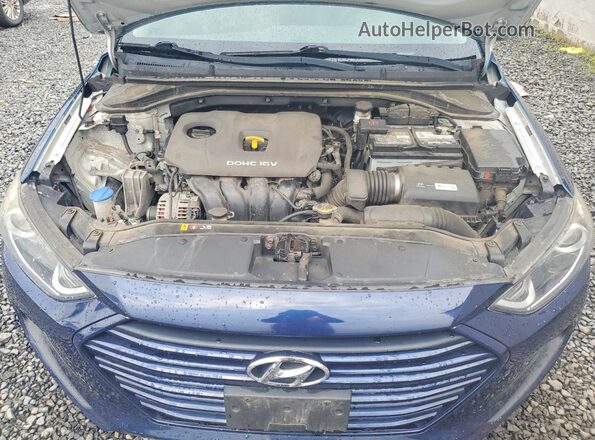 5NPD84LF2JH233934 2018 HYUNDAI ELANTRA Синий Вид задней части салона