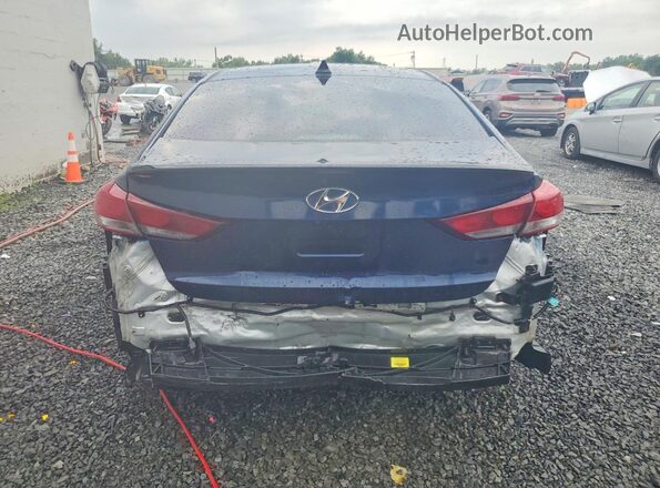 5NPD84LF2JH233934 2018 HYUNDAI ELANTRA Синий Вид сзади