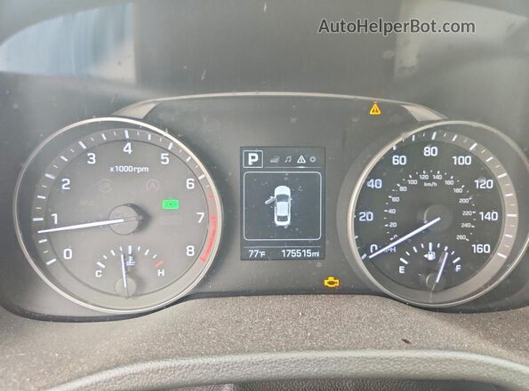 5NPD84LF2JH234985 2018 HYUNDAI ELANTRA Red ხელსაწყოთა პანელის ხედი