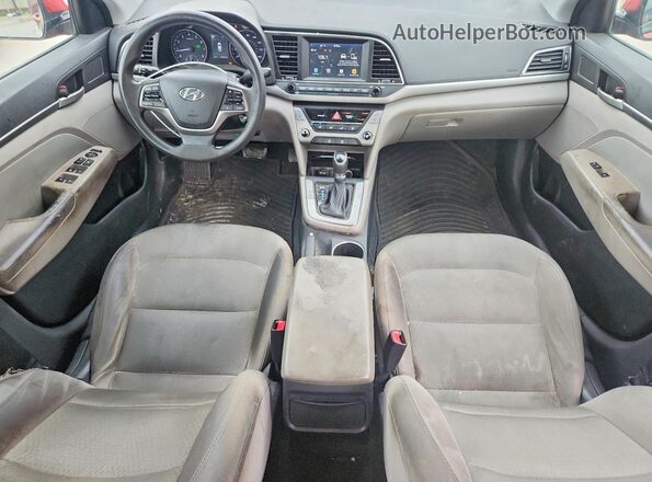 5NPD84LF2JH234985 2018 HYUNDAI ELANTRA Red წინა პანელის ხედი