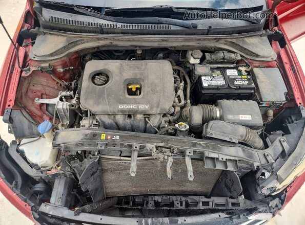 5NPD84LF2JH234985 2018 HYUNDAI ELANTRA Red უკანა სალონის ხედი