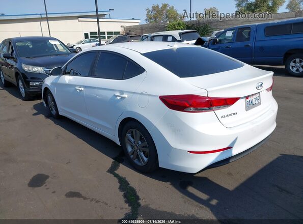 5NPD84LF2JH237465 2018 HYUNDAI ELANTRA White Trasero izquierdo