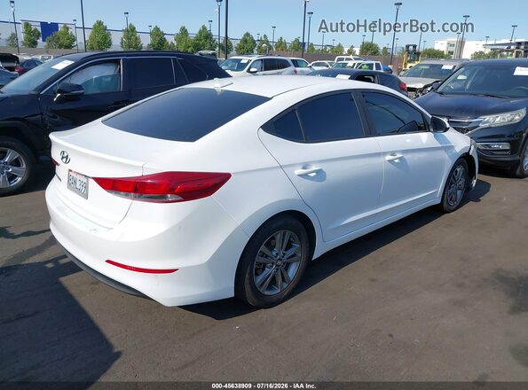 5NPD84LF2JH237465 2018 HYUNDAI ELANTRA White Trasero derecho
