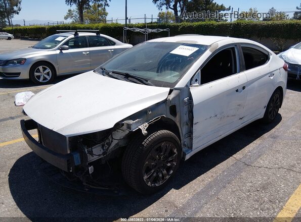 5NPD84LF2JH256159 2018 HYUNDAI ELANTRA White Передня ліва чверть
