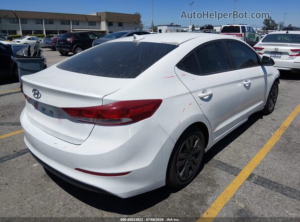 5NPD84LF2JH256159 2018 HYUNDAI ELANTRA White Задня права чверть