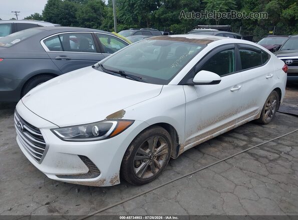 5NPD84LF2JH279120 2018 HYUNDAI ELANTRA White Передня ліва чверть