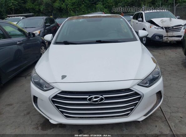 5NPD84LF2JH279120 2018 HYUNDAI ELANTRA White Вид щитка приладів