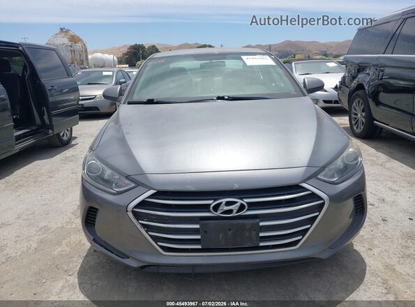 5NPD84LF2JH282745 2018 HYUNDAI ELANTRA Gray Widok zestawu wskaźników