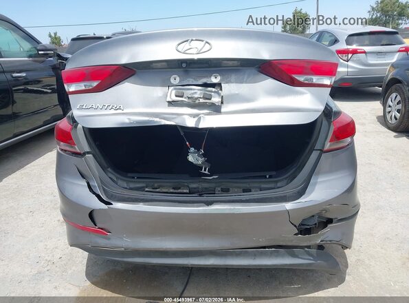 5NPD84LF2JH282745 2018 HYUNDAI ELANTRA Gray Widok z przodu