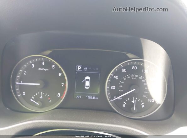 5NPD84LF2JH282745 2018 HYUNDAI ELANTRA Gray Widok tylnych siedzeń