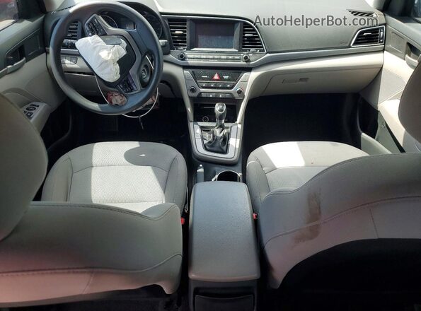 5NPD84LF2JH289890 2018 HYUNDAI ELANTRA Красный Вид панели приборов