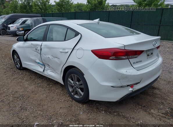 5NPD84LF2JH295740 2018 HYUNDAI ELANTRA White Tył lewy