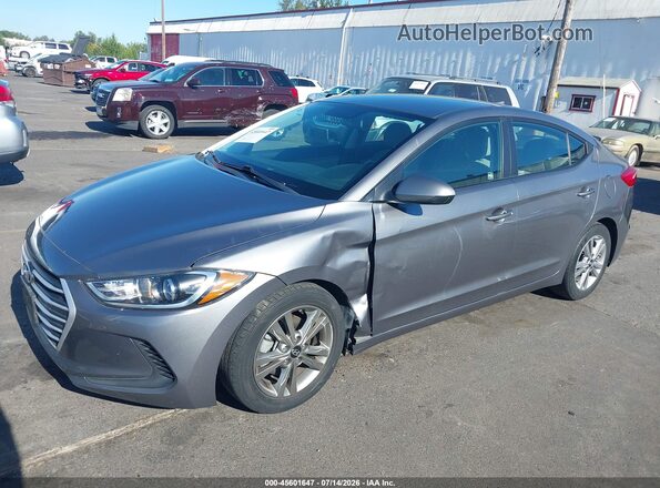 5NPD84LF2JH297648 2018 HYUNDAI ELANTRA Silver Դիմացի տեսք