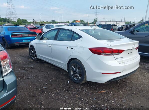 5NPD84LF2JH311290 2018 HYUNDAI ELANTRA Белый Задняя левая четверть