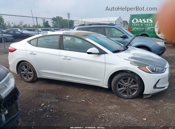 5NPD84LF2JH311290 2018 HYUNDAI ELANTRA Белый Вид задней части салона