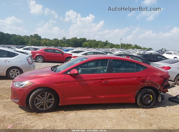 5NPD84LF2JH314514 2018 HYUNDAI ELANTRA Red სალონის 360-გრადუსიანი ხედი