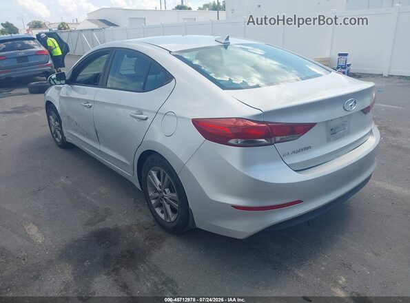 5NPD84LF2JH330552 2018 HYUNDAI ELANTRA Silver უკანა მარცხენა