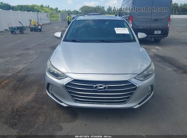 5NPD84LF2JH330552 2018 HYUNDAI ELANTRA Silver ხელსაწყოთა პანელის ხედი