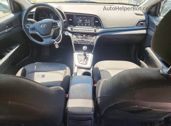 5NPD84LF2JH334732 2018 HYUNDAI ELANTRA Black Вид панелі приладів